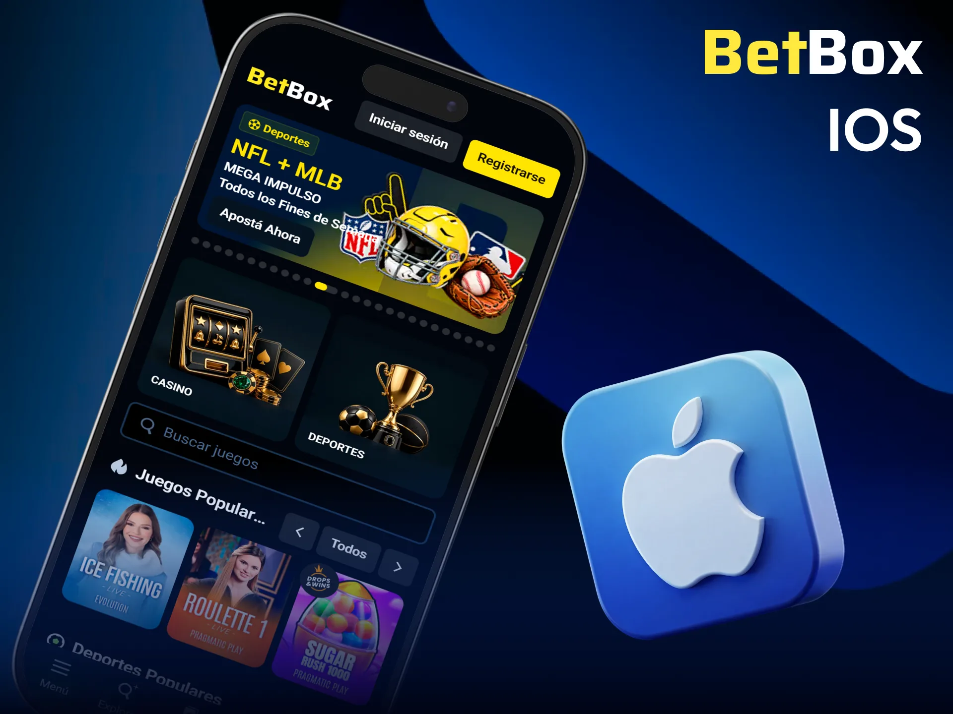 Obtené la versión optimizada de Betbox para tu celular iPhone.