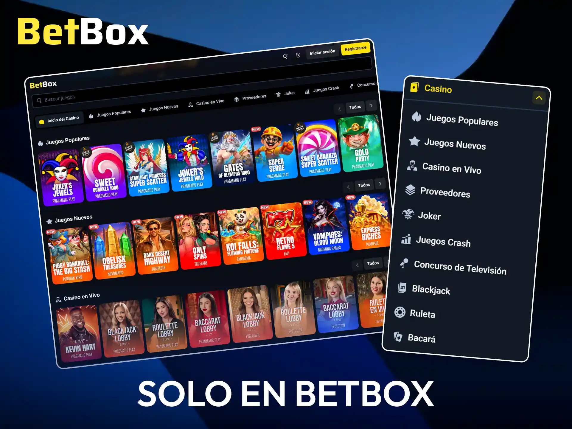 Disfrutá lanzamientos únicos diseñados especialmente para la comunidad de Betbox.
